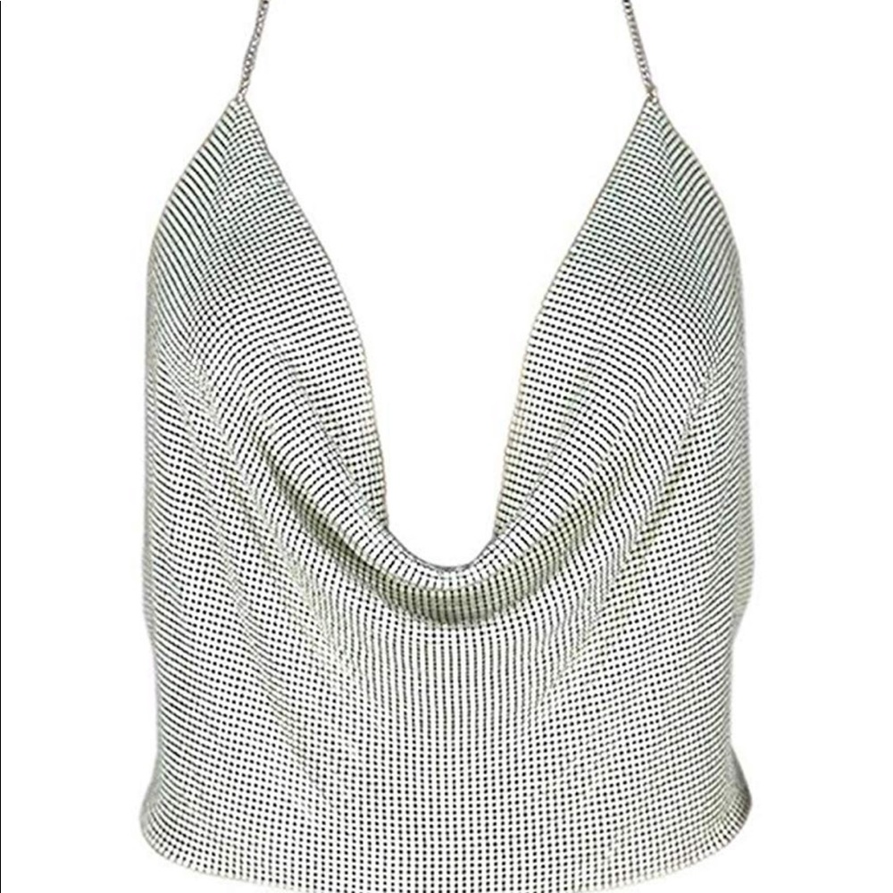Rhinestone top new
